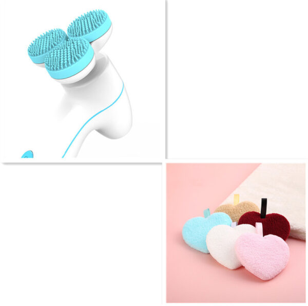 3D Smart Massage Cleanser Electric Cleanser Electric Silicone Facial Cleanser - Image 6