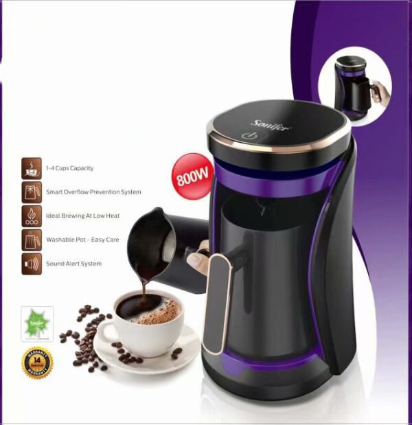 New Product Electric Coffee Grinder Milk Coffee Pot Fine Grinding - Image 4