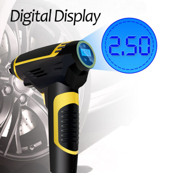 Automatic Portable Handheld Digital LED Smart Car Air Compressor - Image 5