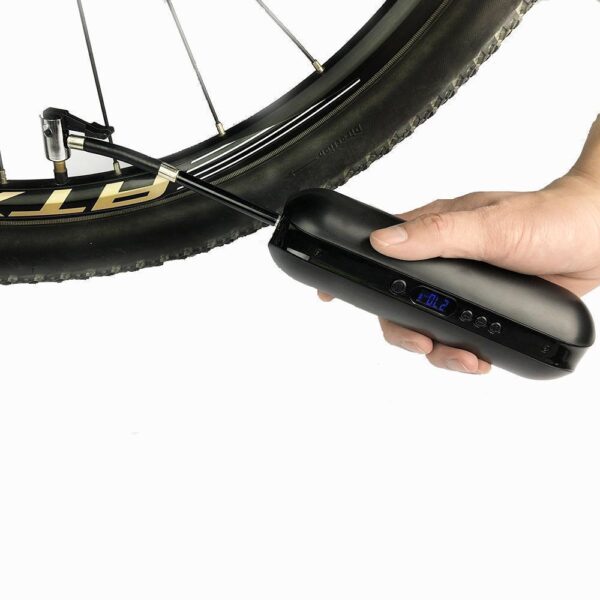 Bike Electric Inflator Bicycle Cycle Air Pressure Rechargeable Cordless Tire Road Bike Car Air Inflator 150PSI - Image 2