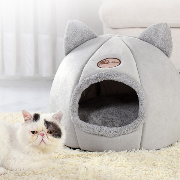 Winter Nest For Cats Warm And Cold Proof For The Home Large Size Fully Enclosed Sofa - Image 10