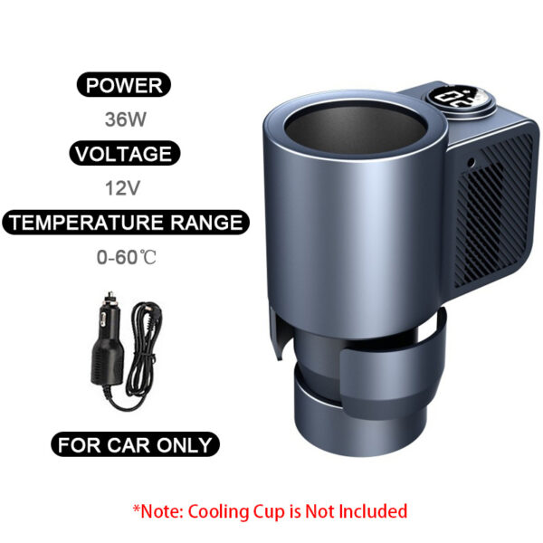 Smart 2 In 1 Car Heating Cooling Cup For Coffee Miik Drinks Electric - Image 2