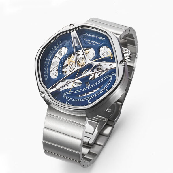 Men's Hollowed Out Alien High-end Watch - Image 4