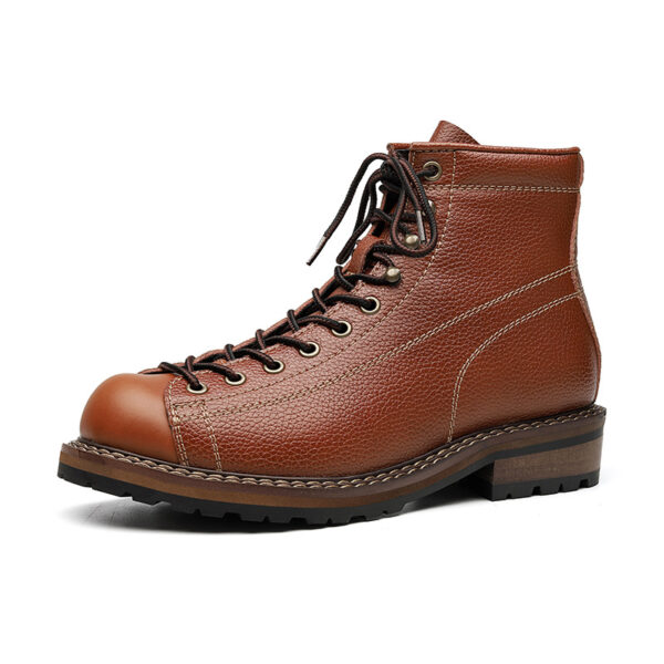 Men's High Top British Style Martin Boots - Image 2