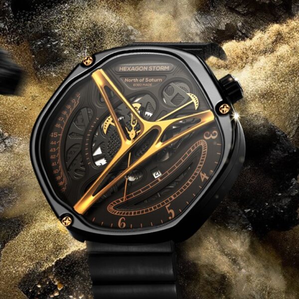 Men's Hollowed Out Alien High-end Watch - Image 5