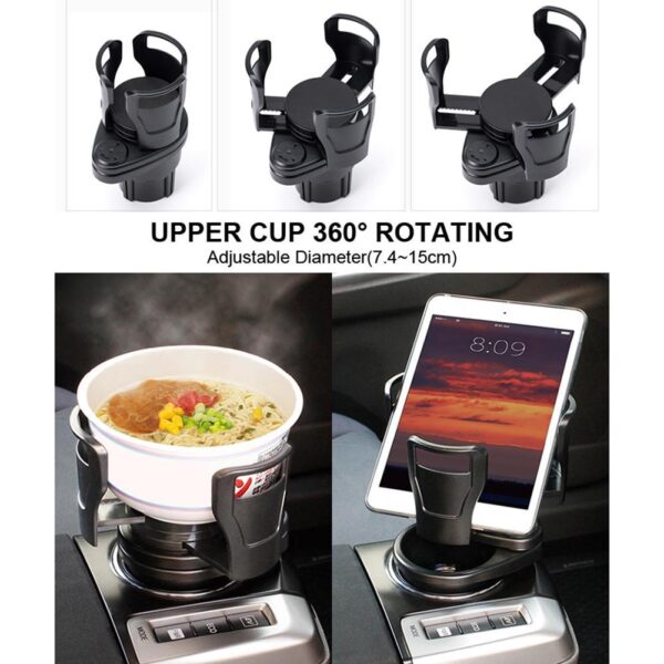 Foldable Car Cup Holder Drinking Bottle Holder Cup Stand Bracket Sunglasses Phone Organizer Stowing Tidying Car Styling - Image 3