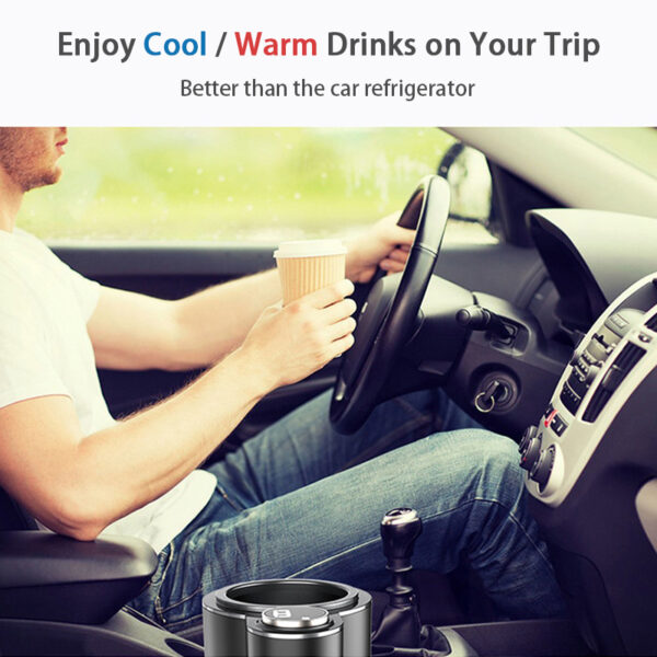 Smart 2 In 1 Car Heating Cooling Cup For Coffee Miik Drinks Electric - Image 5