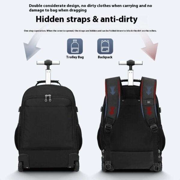 Swicky Trolley High-grade Large Capacity Boarding Backpack - Image 4